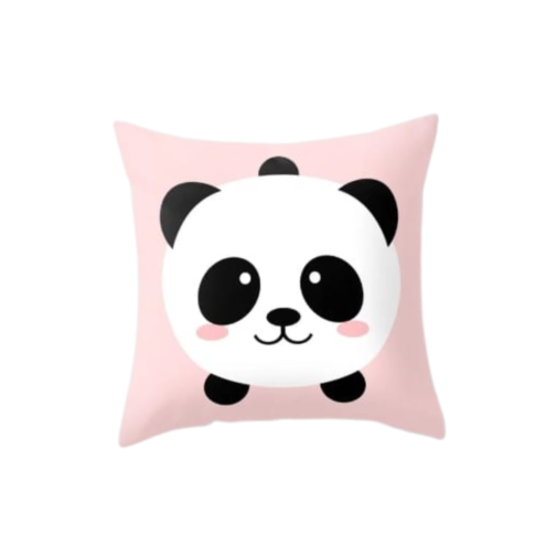 Pink Panda Sofa Pillow