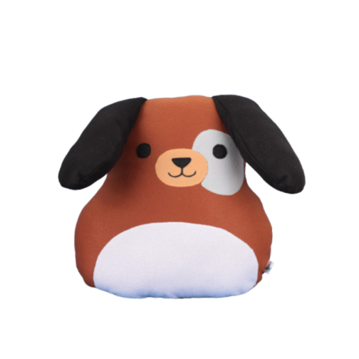 Huggable Cute little puppy with beautiful Grey eyes for Boy or girl “14×14” inchs size