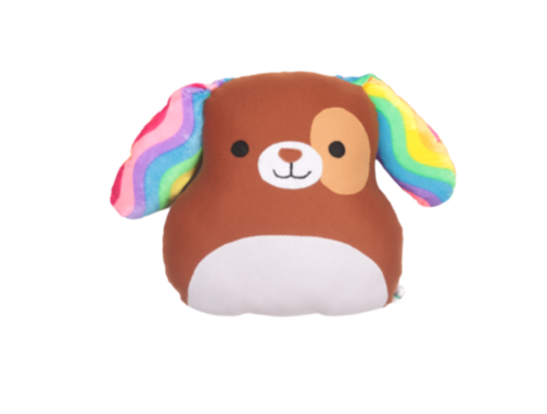 Huggable Cute little Rainbow  puppy with beautiful eyes for Boy or girl “14×14” inchs size