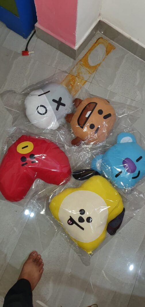 Shooky,BT21 Official Merchandise, SHOOKY Soft Toy, "14x14 inch best BT21 - Image 3