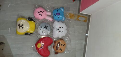 RJ,BT21 Official Merchandise, RJ Soft Toy, “14×14 inch best BT21 - Image 4