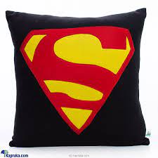 Disney Marvel Superman with his Logo and Blue Super Soft Toddler Pillow for boy and girl