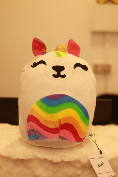 Squishmallows UNICORN Rainbow Body Dog