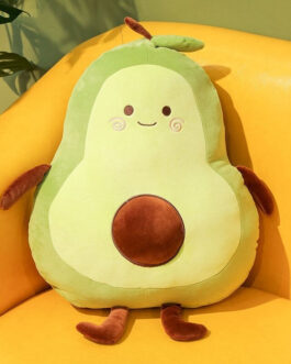 Adorable Fruit Plush Toys, Cute and Soft Stuffed Fruits for Kids, Perfect for Playtime and Decor,Avacado Fruit Plush Toys for Kids 2+ (Avocado Plush Toys)
