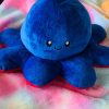 Double Sided Reversible Octopus Soft Doll Reversible Plush Mood Octopus