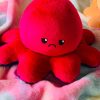 Double Sided Reversible Octopus Soft Doll Reversible Plush Mood Octopus - Image 3