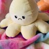Double Sided Reversible Octopus Soft Doll Reversible Plush Mood Octopus
