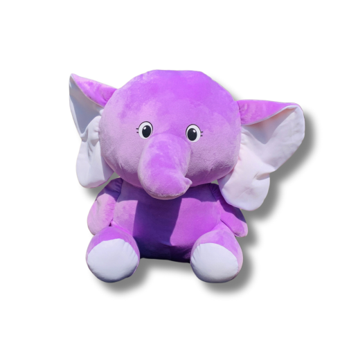 Giant Huggable Stuffed Animals Doll Elephant Stuffed Animal, 2 feet Stuffed Elephant Plush Toy Gifts for Girls Boys Pink,Blue,Purple,Yellow - Image 8